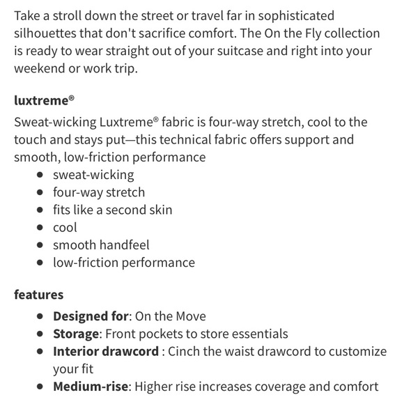 NWT Lululemon Athletica On The Fly Black Skirt 2 - Picture 10 of 10